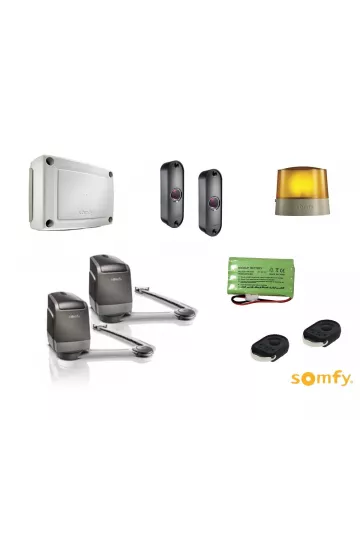 Moteur portail battant - AXOVIA 3S io - PACK CONFORT - SOMFY 1216596