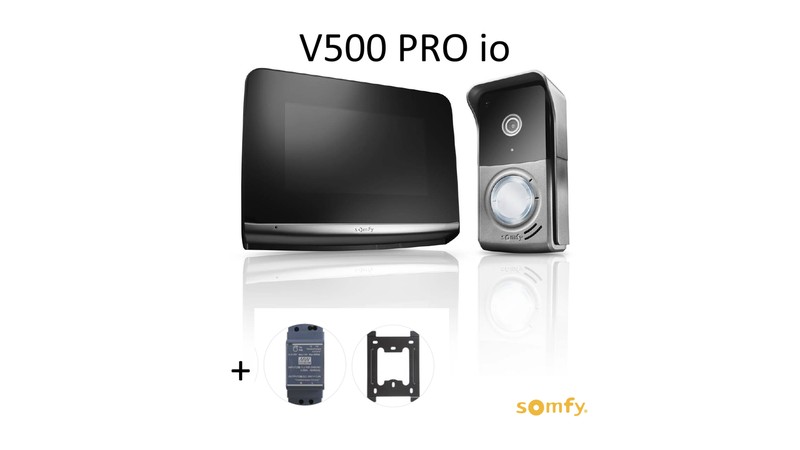 Visiophone Somfy V500 PRO io – moniteur écran tactile 7 pouces