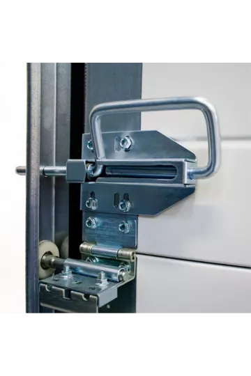 Butee de sol pour porte de garage battante - vue de face | Auvergne-Rhone-Alpes