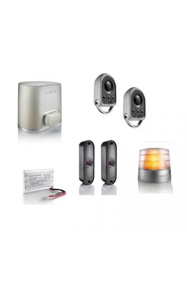 Motorisation portail battant Somfy Ixengo L 3S IO - vue de face | Bourgogne-Franche-Comte