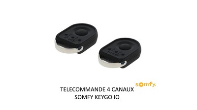Moteur Somfy Elixo Smart io — 2 télécommandes Keygo io 4 canaux