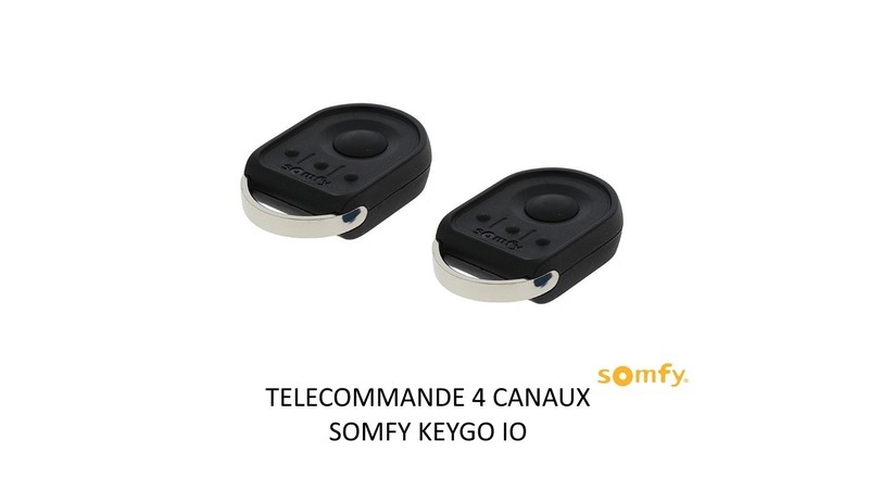 Moteur Somfy Elixo Smart io — 2 télécommandes Keygo io 4 canaux