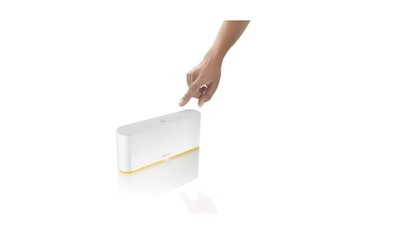 TaHoma switch Somfy — box domotique, un bouton lance un scénario
