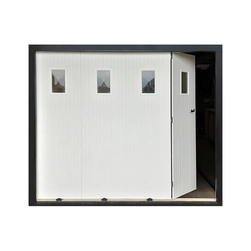 Porte de garage coulissante PVC standard Facile à installer et