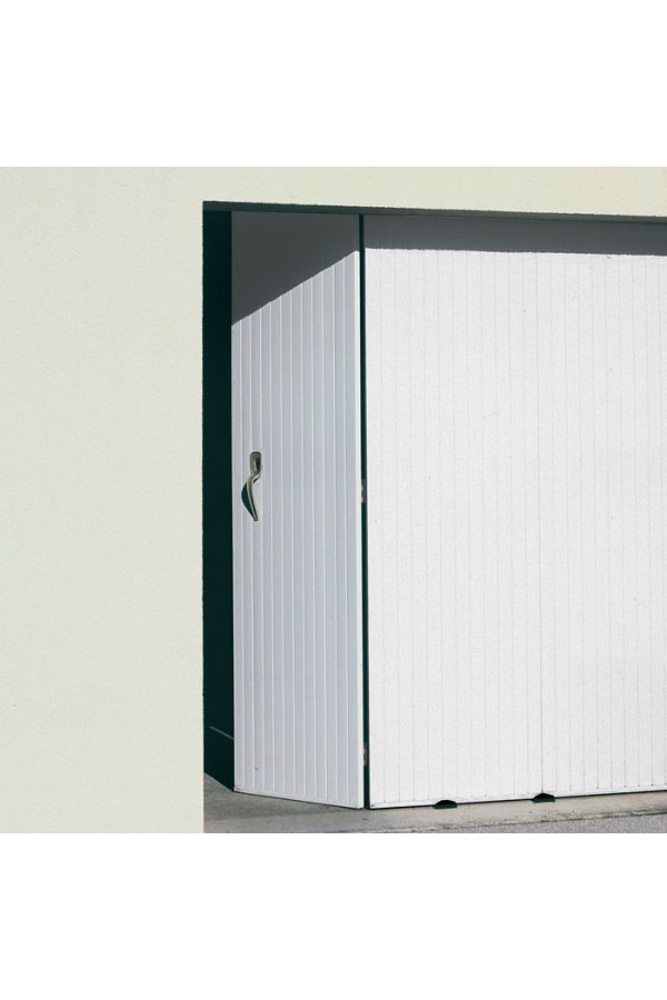 Porte de garage coulissante en PVC
