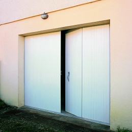 Porte de garage battante en PVC - Standard
