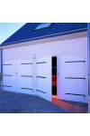 Porte de garage battante en PVC