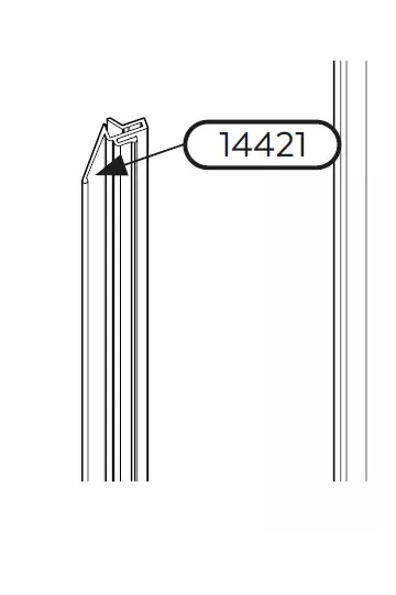 Verrou 4 points pour porte de garage battante - vue de face | Pays de la Loire