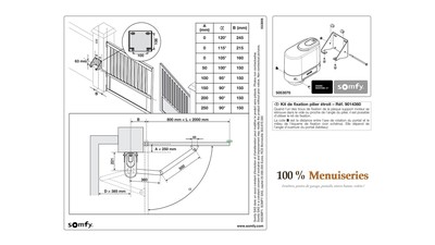 Motorisation portail battant Invisio 3S IO - detail mecanisme enterre | Auvergne-Rhone-Alpes
