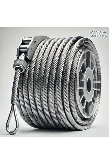 Ressort de torsion pour porte de garage sectionnelle - vue de face | Bourgogne-Franche-Comte