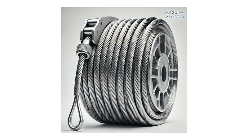 Ressort de torsion pour porte de garage sectionnelle - vue de face | Bourgogne-Franche-Comte