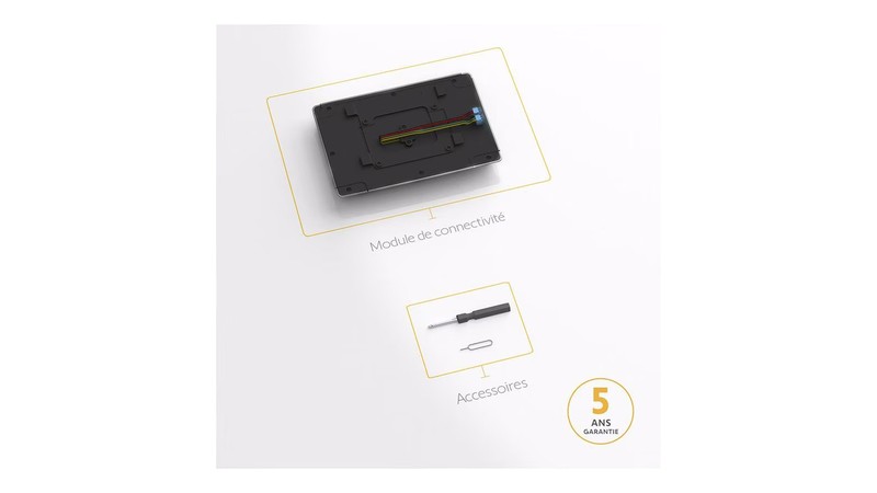 Module connectivité Somfy – contenu du pack avec platine