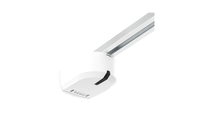 Kit motorisation chaine porte de garage - detail rail et moteur | Pays de la Loire