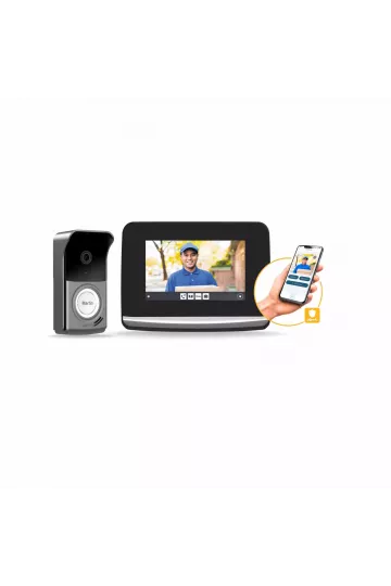 Visiophone connecté Somfy V500 PRO io Connect – moniteur et platine