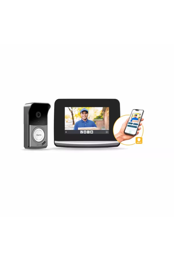 Visiophone connecté Somfy V500 PRO io Connect – version prise secteur
