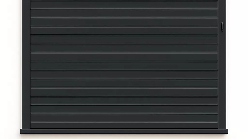 Volet roulant aluminium electrique - vue de face | Bretagne