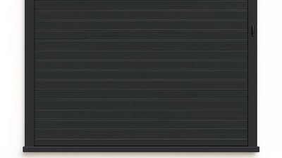 Volet roulant aluminium motorise avec moustiquaire integree - vue de face | Occitanie