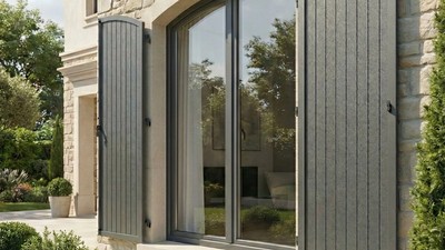 Volet Battant Alu Isolé Sur-Mesure | Précadre Rénovation & Forme Cintrée