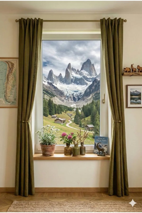 Fenêtre PVC 1 ouvrant sur mesure – ouverture battante vue intérieure