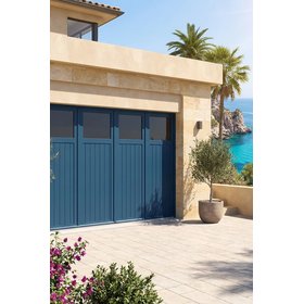 Porte de Garage Battante Alu Isolée Sur Mesure | De 1 à 4 Battants avec Hublots