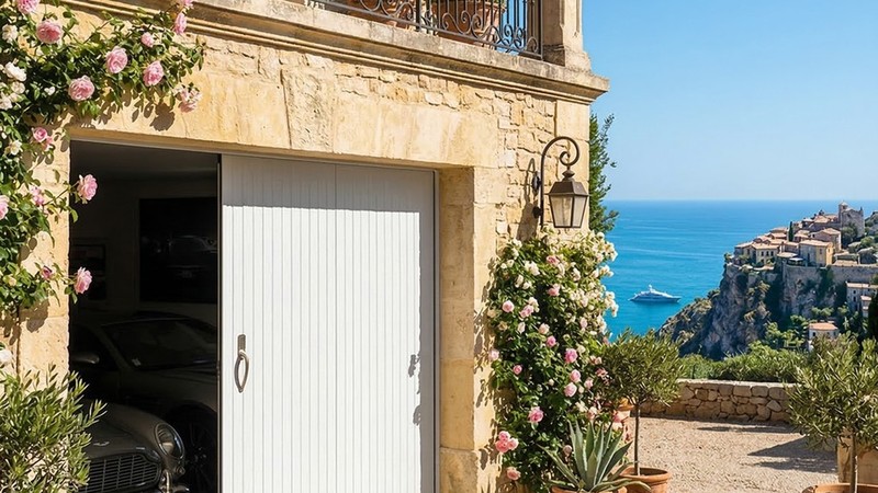 Porte de garage coulissante PVC sur mesure | Hauts de France