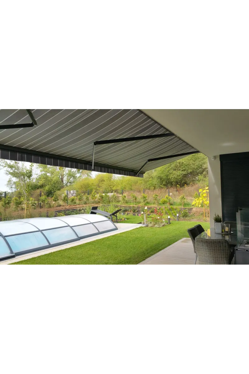 Store banne coffre integral Confort motorise Somfy - 90 couleurs RAL