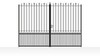 Portail Battant Acier - Dimensions Couleurs au choix - Albi