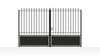 Portail Coulissant Acier - Dimensions Couleurs au choix - Dax