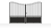Portail Battant Acier - Dimensions Couleurs au choix - Draguignan