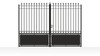 Portail Battant Acier - Dimensions Couleurs au choix - Deauville
