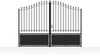 Portail Battant Acier - Dimensions Couleurs au choix - Doudeville