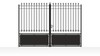 Portail Battant Acier - Dimensions Couleurs au choix - Dieulefit