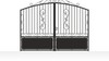 Portail Battant Acier - Dimensions Couleurs au choix - Cassis