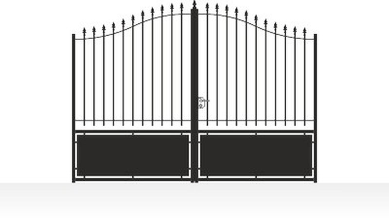Portail Battant Acier - Dimensions Couleurs au choix - Dinard