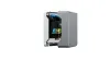 Armoire de commande 3S+ io ouverte avec couvercle — batterie de secours installée