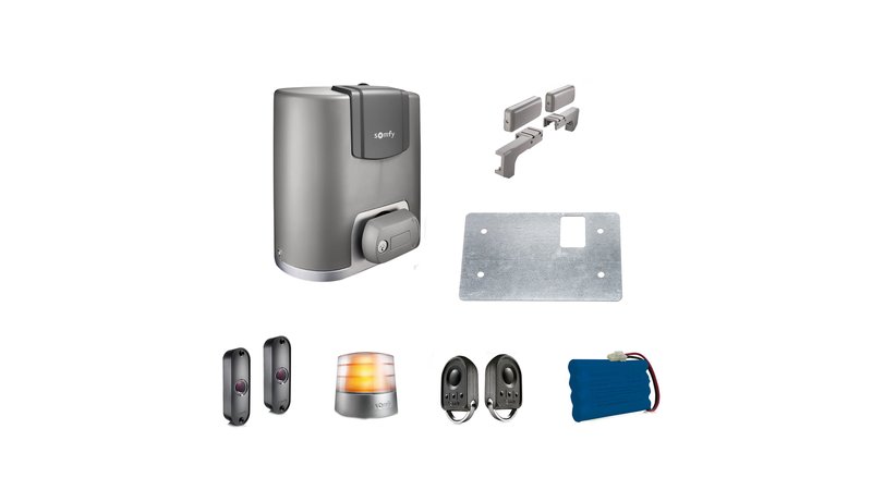 Moteur portail coulissant Somfy Elixo 3S+ M io Pack Confort