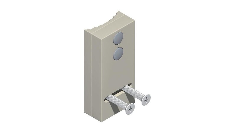 Cale de pose pour verrou 2586 2590 profil plat gris La Croisée DS