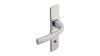 Ensemble de porte Vachette Muze condamnation chromé velours