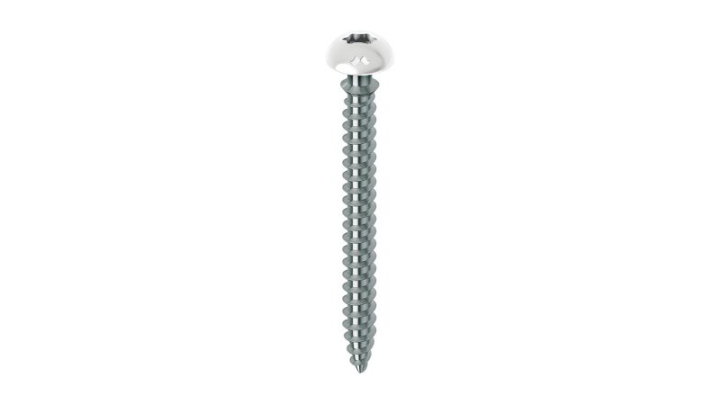 Vis de pose tête large Framex Clip 6 x 70 mm blanc Mustad