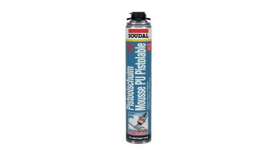 Mousse polyuréthane expansive pistolable Soudafoam 1K - aérosol 700 ml - Soudal