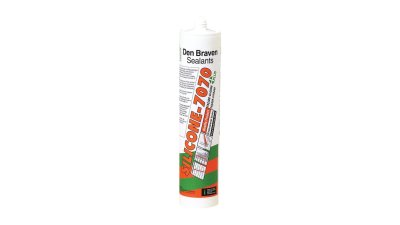 Mastic silicone neutre 7070 Plus gris RAL 7045 Den Braven
