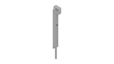 Verrou à tige 6941 La Croisée DS argent pour menuiserie aluminium
