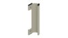Poignée de tirage blanche série 6790 La Croisée DS pour coulissant aluminium