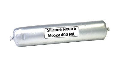 Mastic silicone neutre menuiserie AL2T Soudal poche 400 ml