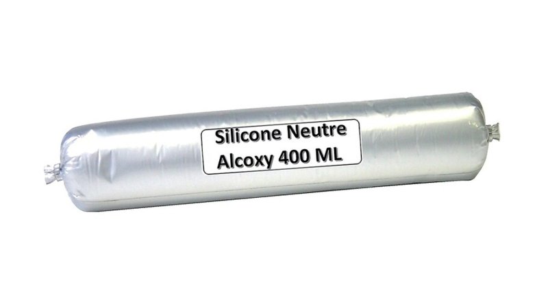 Mastic silicone neutre menuiserie AL2T Soudal poche 400 ml
