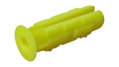 Chevilles universelles polypropylène à collerette ING - Ø 6 x 30 mm, vis 3 à 5 mm - tous matériaux - boîte de 100
