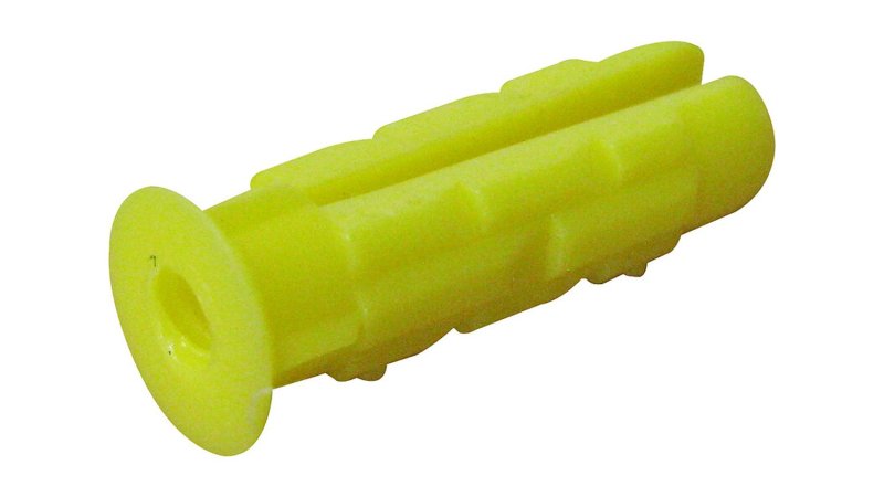 Chevilles universelles polypropylène à collerette ING Ø 6 x 30 mm boîte de 100