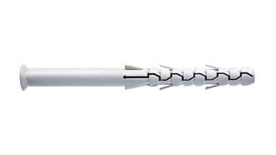 Chevilles longues universelles nylon Ø 16 avec vis tête hexagonale G&B Fissaggi
