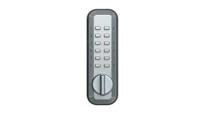 Verrou à code mécanique en applique 4200 Unitecnic gris métallisé