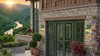 Porte-fenetre PVC 1 ouvrant oscillo-battant sur mesure Aluplast - chalet en bois et pierre en montagne
